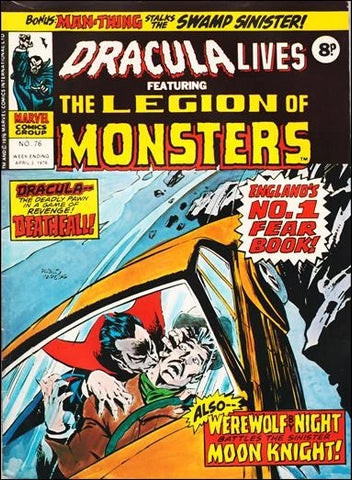 Dracula Lives #76 - Marvel Comics / British - 1976