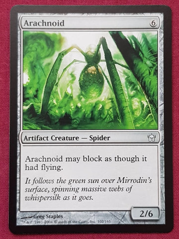 "Arachnoid" - Magic The Gathering Card - Fifth Dawn