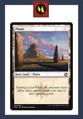 "Plains" FOIL - Magic The Gathering Card - AFR