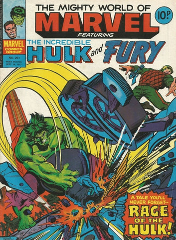 Mighty World of Marvel #261 - Marvel Comics - 1977
