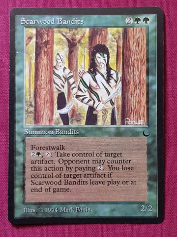 "Scarwood Bandits" - Magic The Gathering Card - The Dark
