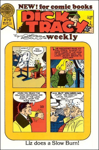 Dick Tracy Monthly/Weekly #70 - Blackthorne Publishing - 1989