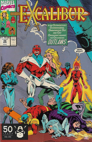 Excalibur #36 - Marvel Comics - 1991