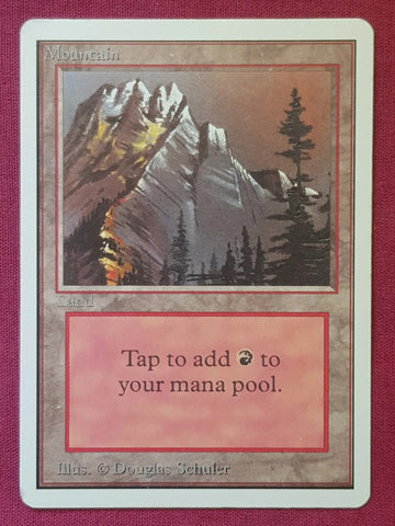 "Mountain" Land - Magic The Gathering Card - Unlimited