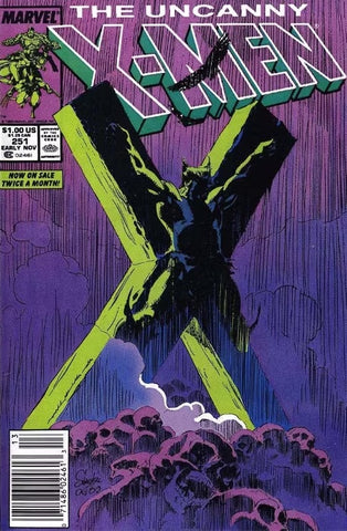 Uncanny X-Men #251 - Marvel Comics - 1989 - Key: Crucified Wolverine