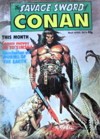 Savage Sword of Conan Magazine #6 - Marvel - 1978