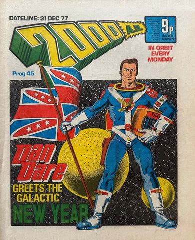 2000AD Comic - Prog #45 - 31st December 1977