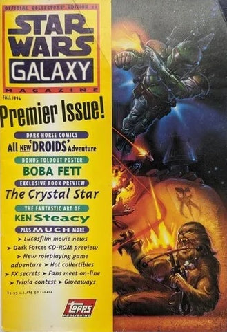 Star Wars Galaxy Magazine: Collectors' Edition #1 - Topps - 1994 + Free Cards