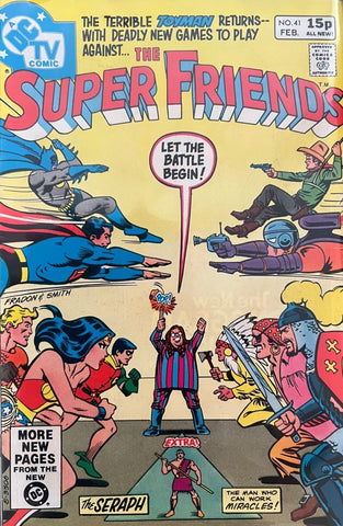 Super Friends #41 - #47 (7x Comics RUN/LOT) - DC - 1981 - Pence Copies