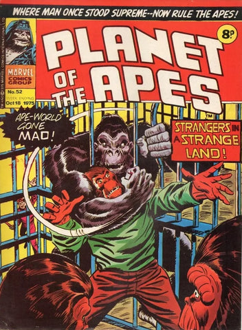 Planet of the Apes #52 - Marvel Comics / British - 1975