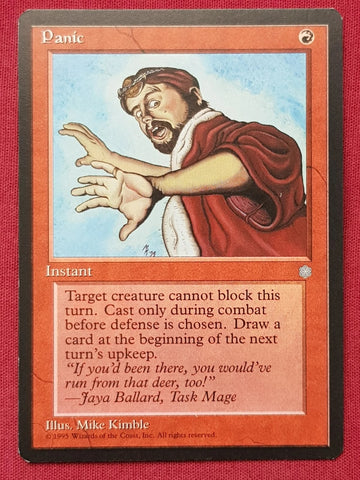 "Panic" - Magic The Gathering Card - Ice Age