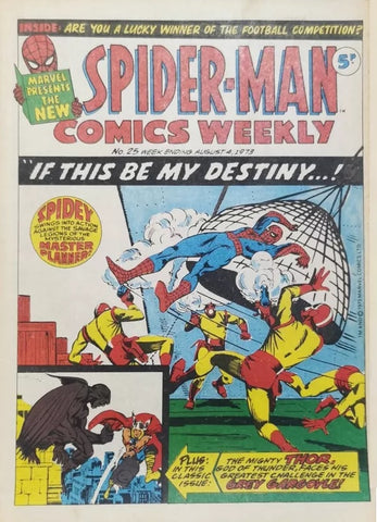 Spider-Man Comics Weekly #25 - Marvel/British Comic - 1973