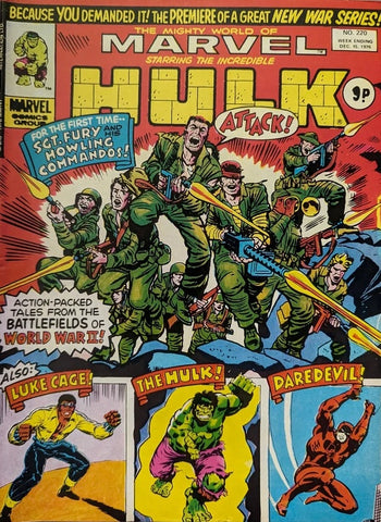 Mighty World of Marvel #220 & #221 - Marvel Comics / British - 1976