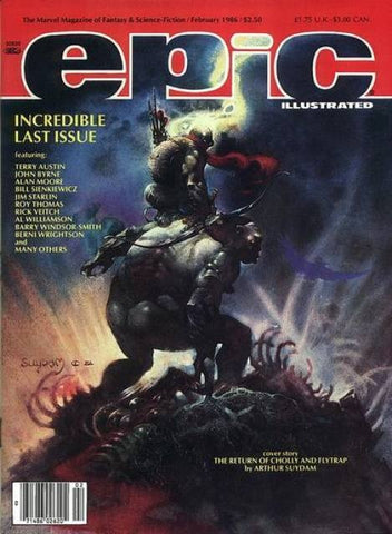 Epic Illustrated - January 1986 - Final Issue