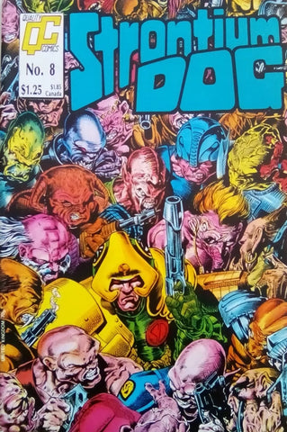 Strontium Dog #8 - Quality Comics - 1987