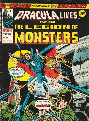 Dracula Lives #77 - Marvel Comics / British - 1976