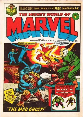 Mighty World of Marvel #26 - Marvel Comics - 1973