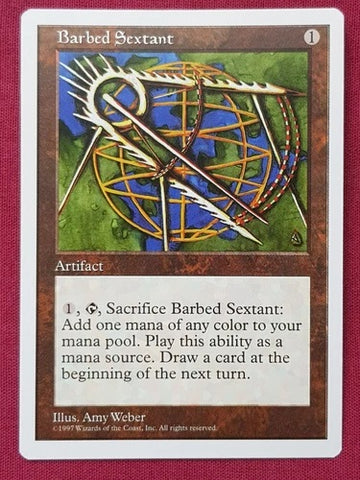 "Barbed Sextant" - Magic The Gathering Card - 5th Edition