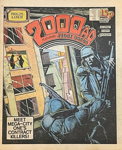 2000AD Comic Prog #215 - #219 (5x Comics RUN) - 1981