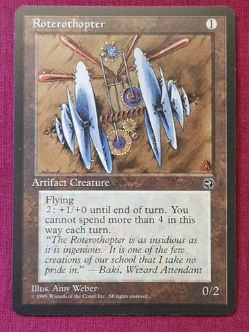 "Roterothopter" - Magic The Gathering Card - Homelands