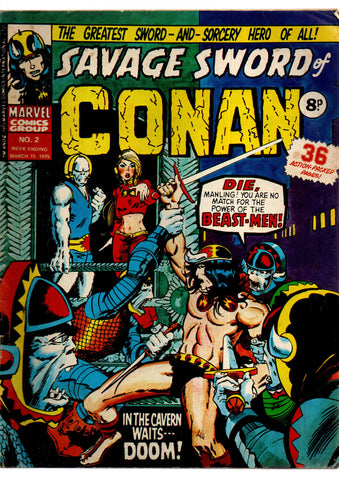 Savage Sword of Conan #2 - Marvel Comics / British - 1975