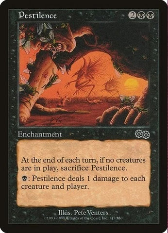"Pestilence"- Magic The Gathering - Urza's Saga