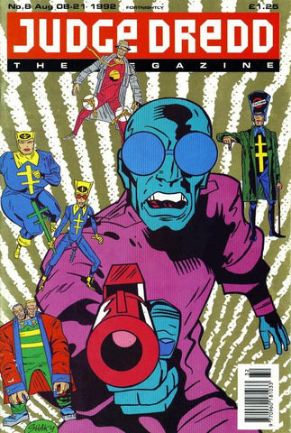 Judge Dredd Megazine #8 - #12 (Five Issues) - 1992