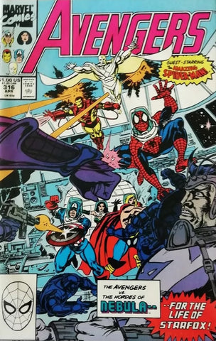 The Avengers #316 - Marvel Comics - 1990 - Spider-Man Joins!