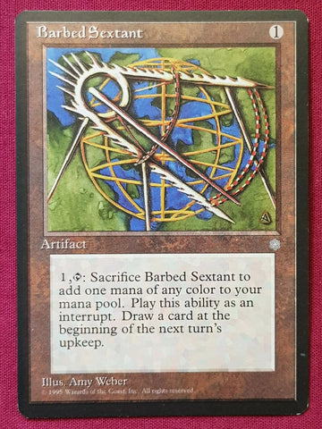 "Barbed Sextant" - Magic The Gathering Card - Ice Age