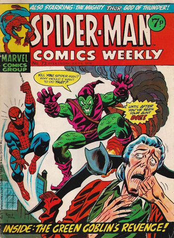 Spider-Man Comics Weekly #73, #74 & #75 - Marvel/British - 1974