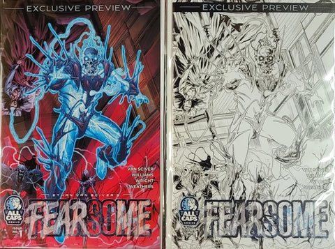 Fearsome #1 Preview Books: Both Covers! - All Caps Comics - Ethan Van Sciver