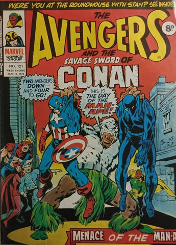 The Avengers #121 - Marvel Comics / British - 1976