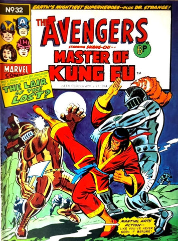 The Avengers #32 - British - Marvel Comics - 1974