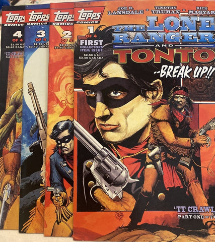 Lone Ranger & Tonto #1-4 - Topps Comics - 1994 - Full Set