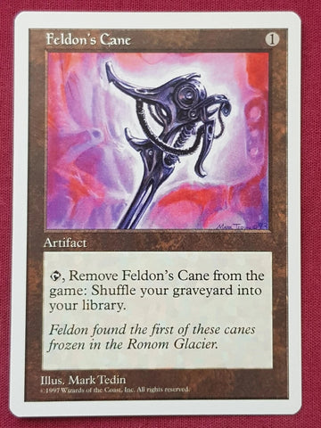 "Feldon's Cane" - Magic The Gathering Card - 5th Edition