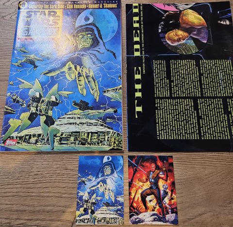Star Wars Galaxy Magazine #8 - Topps - 1997 - Plus Cards and extras