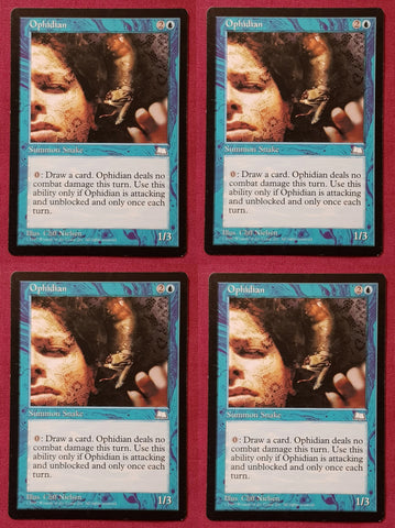 "Ophidian" x4 - Magic The Gathering Card - Weatherlight - 4-Card Playset