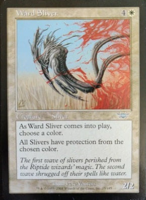 "Ward Sliver" - Magic The Gathering Card - Legions