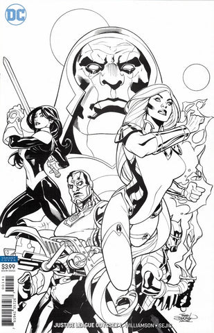 Justice League: Odyssey #1 - DC - 2018 - Dobson Sketch B&W 1:50 Variant
