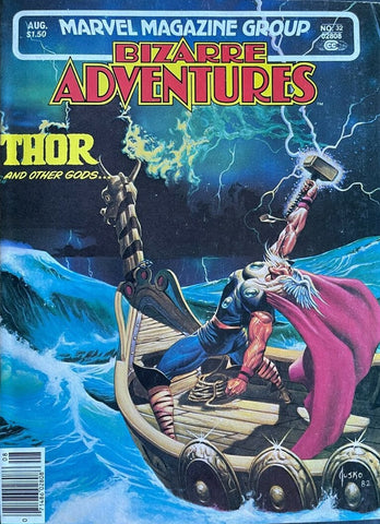 Bizarre Adventures #32 - Marvel Magazine - 1981