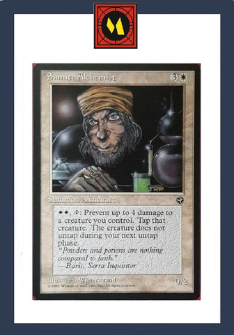 "Samite Alchemist" - Magic The Gathering Card - Homelands