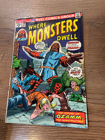 Where Monsters Dwell #24 - Marvel Comics - 1974 - Back Issue