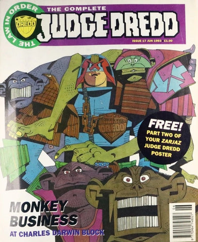 Complete Judge Dredd #17 and #18 (2 x Comics) - 2000AD - 1993