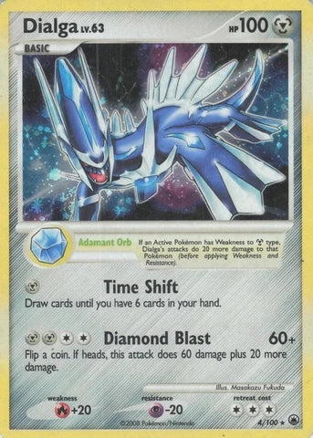 Dialga 4/100 - Pokémon Card - Non-Holo
