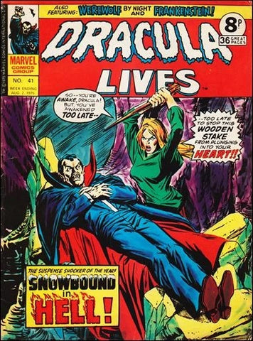 Dracula Lives #41 - Marvel Comics / British - 1975