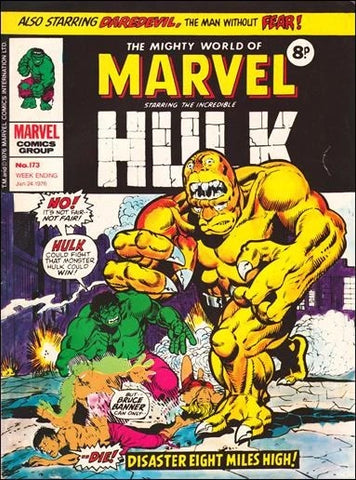 Mighty World of Marvel #173 - Marvel Comics - 1976