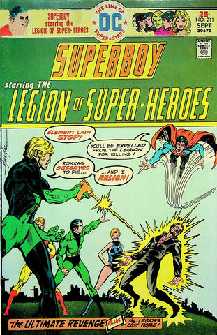 Superboy - Legion of SuperHeroes #211 - DC Comics - 1975