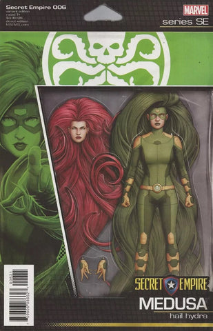 Secret Empire #6 - Marvel Comics - 2017 - Medusa Action Figure Variant