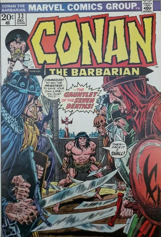 Conan The Barbarian #33 - Marvel Comics - 1973