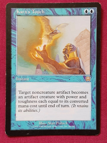"Karn's Touch" - Magic The Gathering Card - Mercadian Masques